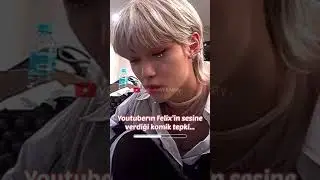 Youtuberın Felix’in sesine verdiği komik tepki😂 