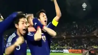 Keisuke Honda 'Magical Goal' Vs Denmark