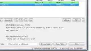 Convert mkv 5.1 dts to 5.1 ac3 using freeware