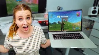 2018 Macbook Pro - FIRST TIME PLAYING FORTNITE 😂