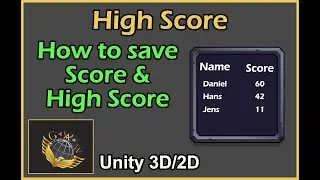 Unity High score & score Save (Tutorial 2022)