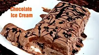 How To Make Chocolate Ice Cream At Home | Without Cream| Eggless | Chocolate Ice Cream Recipe - DDC