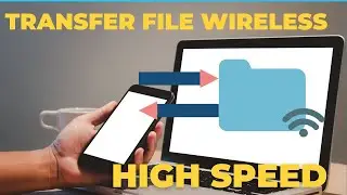 How to transfer file without USB | Share File from Mobile to Laptop | Wireless Transfer