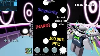 Roblox Funky Friday // Singularity (Hard) 100.00% PFC Perfect Combo!! | Silicosis