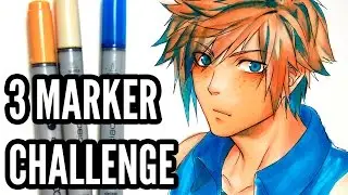 【3 MARKER CHALLENGE】Prompto from Final Fantasy XV