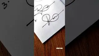 How to sign the letter R ❤ ?