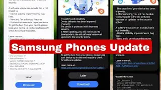 Samsung Phones Got New Software Update Release One UI 7 beta Update Release soon