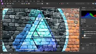 Affinity Tutorial - How to imprint a Photo on a brick wall