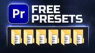 Get 10 Essential Premiere Pro Presets For Free!