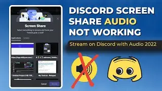 Fix Screen Share Audio Not Working Discord in 2022 | (Stream On Discord With Sound)