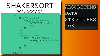 DATA STRUCTURES IN JAVA - Shaker Sort algorithm