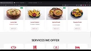 Bootstrap 5 - Responsive Website Design | Responsive Food web site using bootstrap5-service section