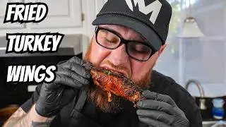 How To Make Juicy & Tender Fried Turkey Wings