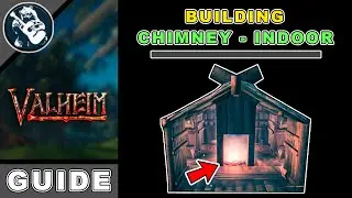 How to Build a Chimney Tutorial in Valheim House Base Building Guide - Indoors - Campfire Ideas #3