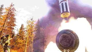 Fallout 76 2022-01-20 launch from Site Alpha silo — with more detail on the missile!