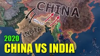 2020 India vs China War - Hoi4 Timelapse