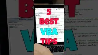 5 Best VBA Practices | VBA to Excel | #shorts #vba #excel #automation