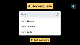 How to add Autocomplete Textfield in Flutter | Full Customization | Flutter Tutorial