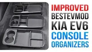 IMPROVED Kia EV6 Lower Console Organizers from BestEVMod!