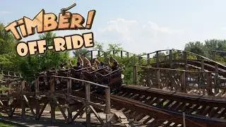 Timber Off-Ride Footage, Walibi Rhone-Alpes Gravity Group Wood Coaster | Non-Copyright