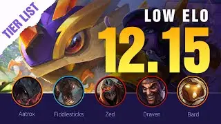 LOW ELO Patch 12.15 TIER LIST! LoL Season 12