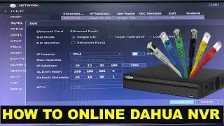 HOW TO ONLINE DAHUA NVR (2024) || CONFIGURE INTERNET ACCESS TO DAHUA NVR