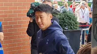 THE SPURS PLAYERS ARRIVING AT THE VITALITY STADIUM: Bournemouth v Tottenham