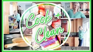 WINTER COOK + CLEAN WITH ME 2023 | CLEANING AND COOKING MOTIVATION