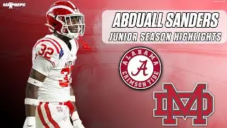 ALABAMA COMMIT ABDUALL SANDERS JR 2023 HIGHLIGHTS | 4-STAR LINEBACKER 🏈 🔥
