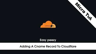 Adding A Cname Record To Cloudflare For Nginx