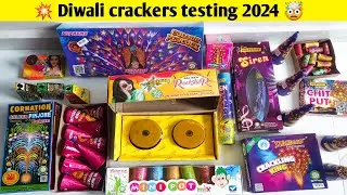 Diwali Crackers testing 2024 | Different types of Diwali Crackers