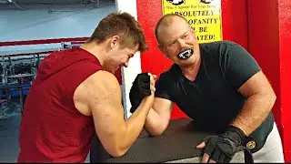 DAD VS SON Arm Wrestling INSANE