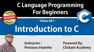 001 - Introduction to C | C Tutorials for Beginners