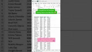 How to hide specific rows in Excel | #shorts