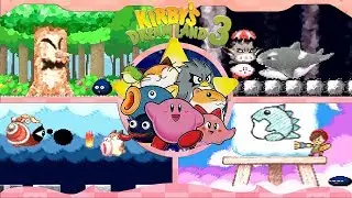 All Story Bosses (2-Player) | Kirbys Dream Land 3 ᴴᴰ