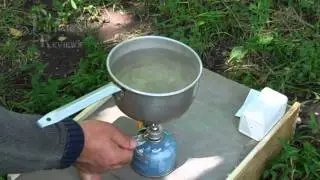 Test традиционной газовой горелки фирмы Kovea Solo stove KB-0409