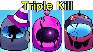 Friday Night Funkin Triple Kill Restored | Vs Impostor V4 (FNF Mod/Black) (Among Us Triple Trouble)