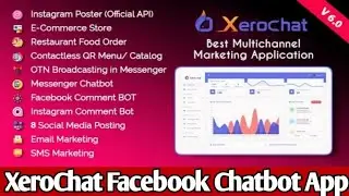 XeroChat - Facebook Chatbot, eCommerce & Social Media Management Tool || make XeroChat website