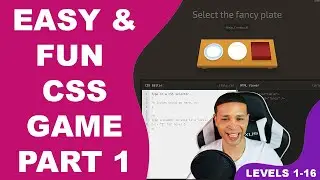 Easy and Fun Way to Learn CSS -  CSS Game Part 1 [Levels 1-16]