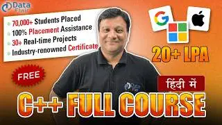 Free C++ Full Course with Certificate | C++ Tutorial in One Shot | Beginner to Advance