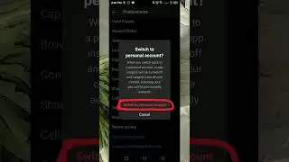 Cara mengubah akun bisnis ke akun pribadi instagram #instagram #instagram2023 #tutorialinstagram