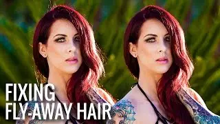 3 Steps to Remove and Fix Flyaway Hair or Stray Hair in Photoshop