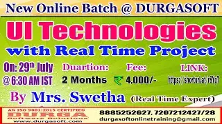 UI TECHNOLOGIES Online Training @ DURGASOFT