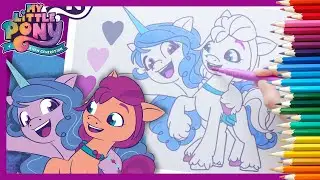 My Little Pony 🦄Раскрась своих пони |новое поколение кино