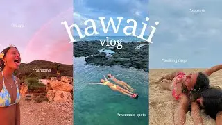 HAWAII VLOG: exploring north shore, making rings, staying at Disney Aulani resort, & my first vlog!!