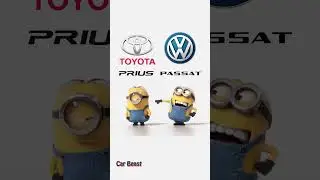 Toyota prius VS Volkswagen passat minion style funny