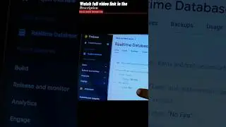 Firebase iOT project #youtubeshorts #shorts #shortsfeed
