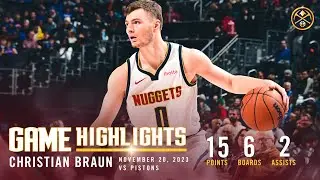 Christian Braun Leads The 2nd Unit | 11/20 Full Game Highlights