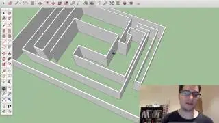 Sketchup Lesson 14: Offsett Lines