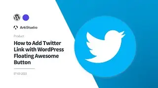 How to Add Twitter Link with WordPress Floating Awesome Button